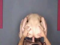 Amateur slut rides a dick until she cums